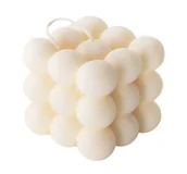 Świece - Mohani Mohani Świeca Bubble z Wosku Rzepakowego Duża Biała MOHA-1303 - miniaturka - grafika 1