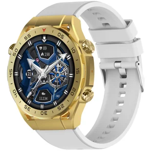 Gravity GT13-3 GD/GD/WH Biały - Smartwatch - miniaturka - grafika 1