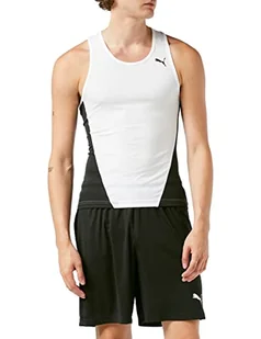 Puma top damski Cross The Line singlet w Top, biały, xl 515103 02 - Koszulki i topy damskie - miniaturka - grafika 1