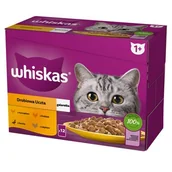 Mokra karma dla kotów - Whiskas Sasz Gal Drób/Ind/Kacz/Kur 12x85g - miniaturka - grafika 1