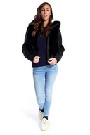 Kurtki damskie - ICEPORT Damska kurtka z podszewką z podszewki, czarna - miniaturka - grafika 1