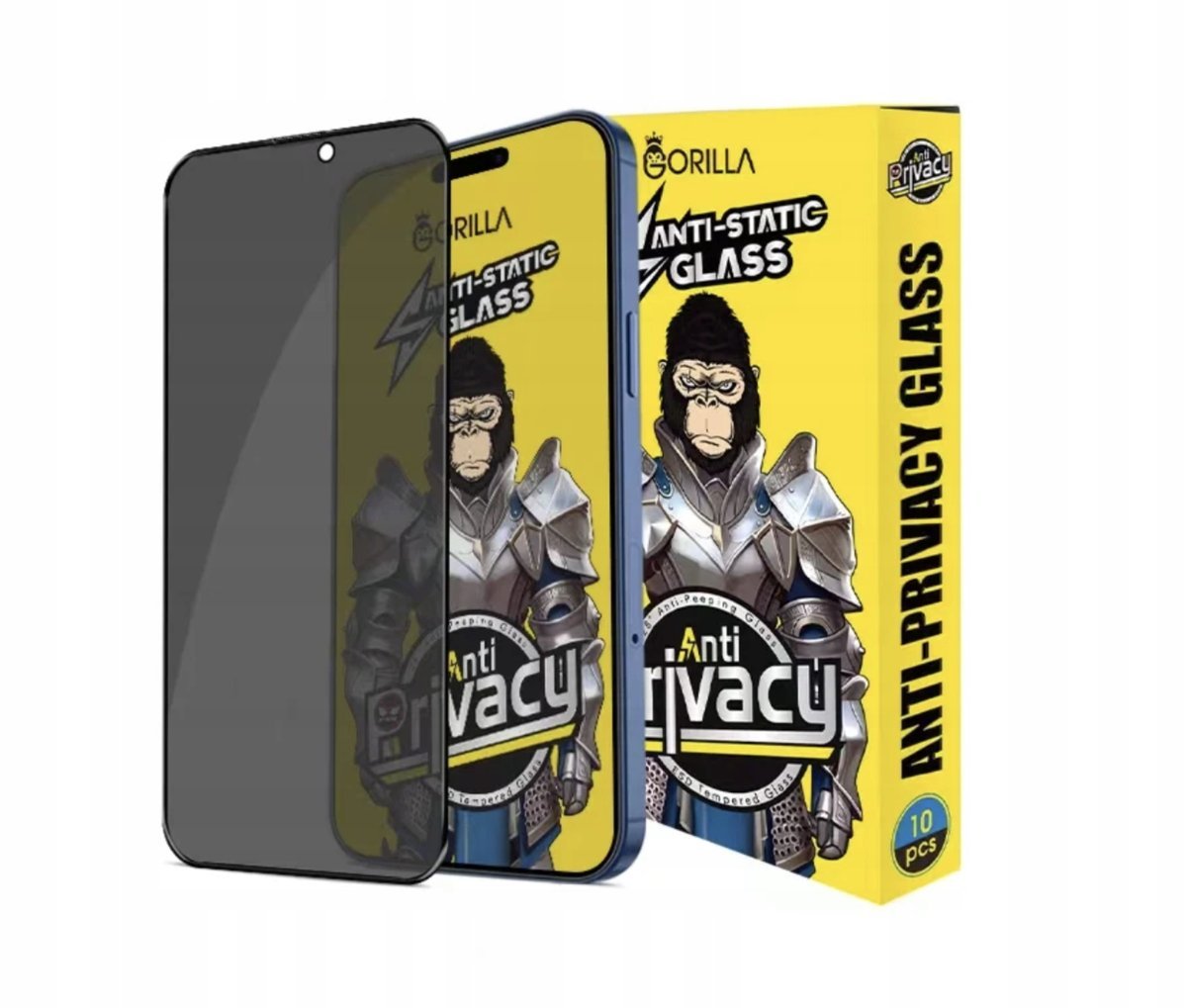 Szkło Hartowane AntySzpiegowskie Anti-Spy 9h - iPhone 12 / 12 Pro