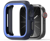 Akcesoria do smartwatchy - DUX DUCIS futerał BAMO do Apple Watch 7 / 8 / 9 45 mm czarno niebieski - miniaturka - grafika 1
