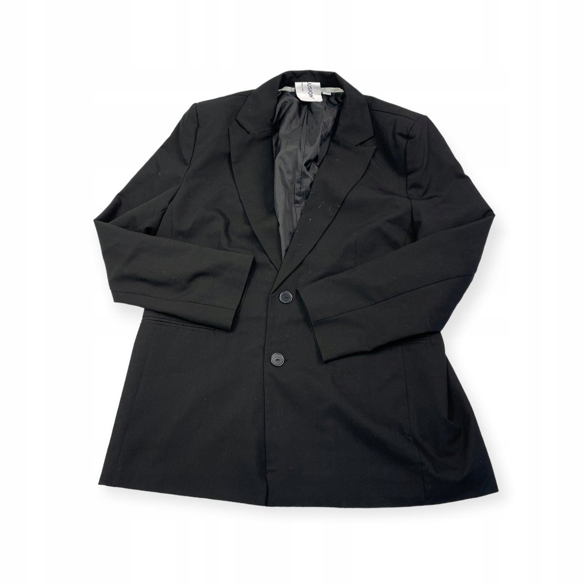 Elegancka czarna marynarka męska COLLUSION L