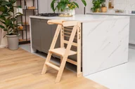 Wyposażenie pokoiku dziecięcego - DUŻY POMOCNIK KUCHENNY KITCHEN HELPER SKŁADANY REGULOWANY MOCNY LEKKI PODEST - miniaturka - grafika 1