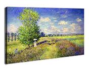 Obrazy i zdjęcia na płótnie - The summer poppy field, Claude Monet - obraz na płótnie Wymiar do wyboru: 70x50 cm - miniaturka - grafika 1