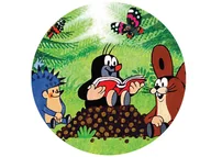 Ciasta i półprodukty do ciast - Dekoracyjny opłatek tortowy Krecik - 20 cm - miniaturka - grafika 1