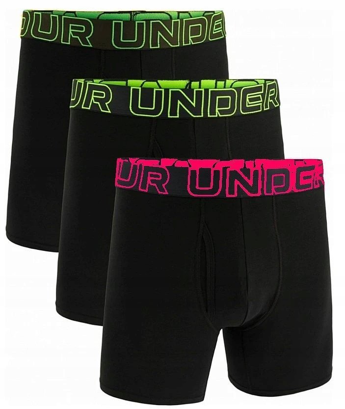 UNDER ARMOUR MAJTKI BOKSERKI MĘSKIE CZARNE 3 PACK M J7A