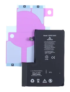 Bateria do Apple iPhone 12 Pro Max 3687mAh BEZ KOMUNIKATU Crack BMS + klej - Baterie do telefonów Bateria do Apple iPhone 12 Pro Max 3687mAh BEZ KOMUNIKATU Crack BMS + klej - Baterie do telefonów - miniaturka - grafika 1