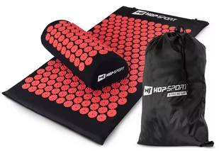 Hop-Sport Zestaw do akupresury czerwony - Akcesoria medycyny naturalnej - miniaturka - grafika 1