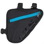 Sakwy rowerowe - Sakwa pod siodło KELLYS KLS trojkątna WEDGE ECO /blue/ czarno-niebieska, bikepacking - miniaturka - grafika 1