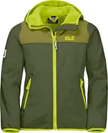 Kurtki i płaszcze dla chłopców - Jack Wolfskin Fourwinds Dziecięca Kurtka Softshellowa, Greenwood, 92 - miniaturka - grafika 1