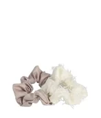 Ozdoby do włosów - Solida Scrunchie beige, 2 Stk. Gumka do włosów 2 szt. - miniaturka - grafika 1