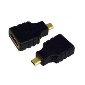 Logilink HDMI typ A żeński - Micro HDMI typ D męski (AH0010) - Złącza, przejściówki, adaptery - miniaturka - grafika 1