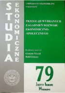 Ekonomia - Studia ekonomiczne nr 79 Przegląd wybranych zagadnień rozwoju ekonomiczno - społecznego - miniaturka - grafika 1