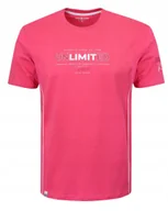 Koszulki męskie - T-SHIRT Męski Koszulka RÓŻOWA Gruba Bawełna UNLIMITED 3XL Pako Jeans - miniaturka - grafika 1