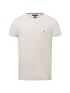 Tommy Hilfiger T-shirt męski Mężczyźni Dżersej beżowy marmurkowy, S - Koszulki męskie - miniaturka - grafika 1