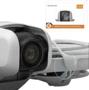 SunnyLife SZKŁO HARTOWANE 9H NA OBIEKTYW GIMBALA DO DRONA DJI NEO - ZESTAW 2 SZT. - Akcesoria do drona - miniaturka - grafika 1