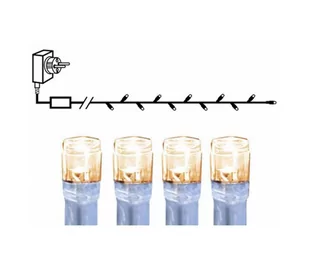 Eglo 410714 - LED Zewnętrzny łańcuch bożonarodzeniowy SERIE LED 160xLED 16m IP44 ciepła biel - Oświetlenie świąteczne - miniaturka - grafika 1