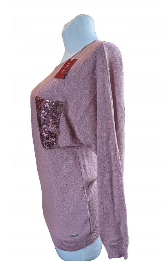 Guess Jeans Bluza Damska Bez Kaptura, Rozmiar S Oryginał