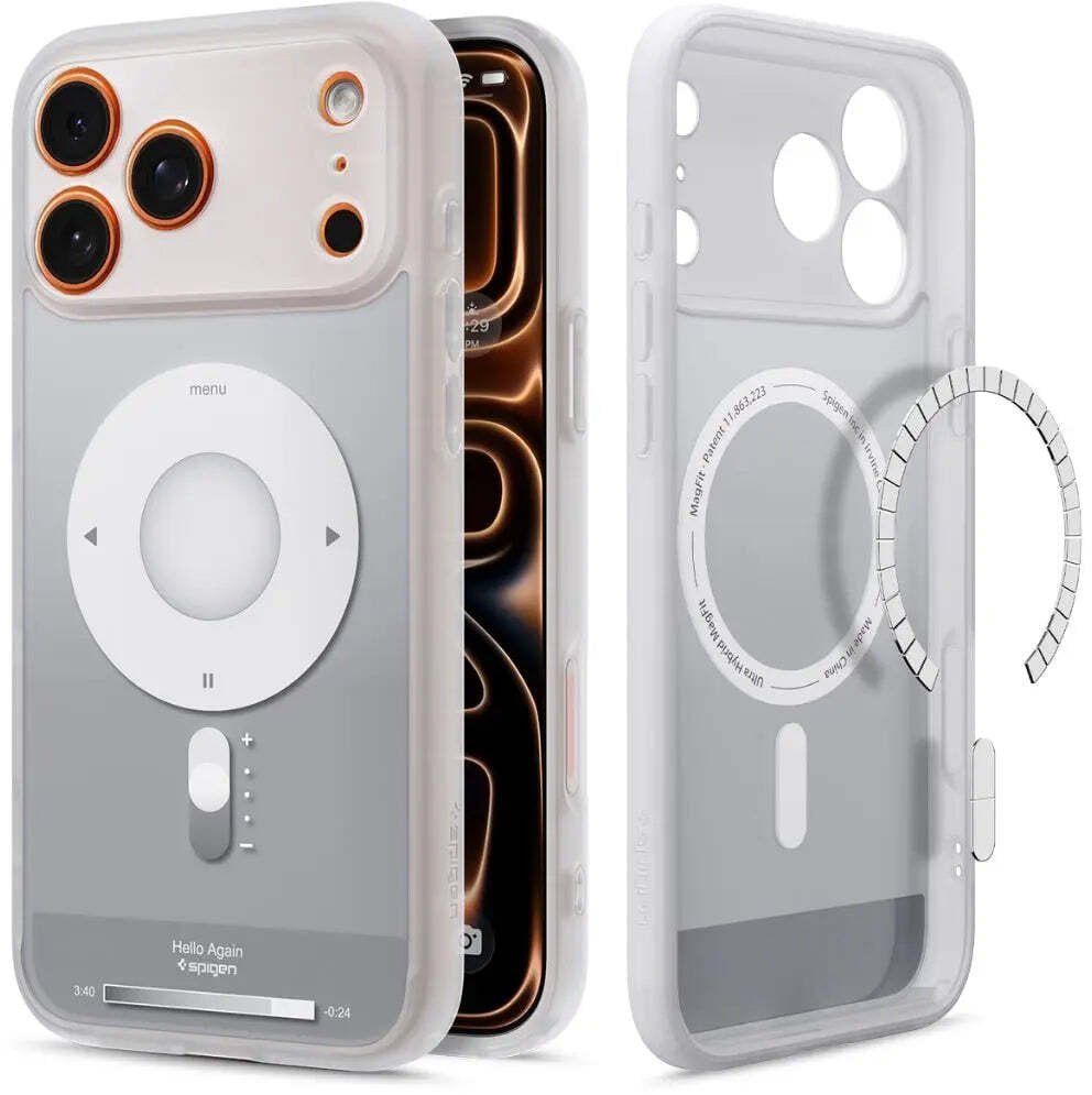 Spigen Ultra Hybrid MagSafe, classic silver - iPhone 17 Pro