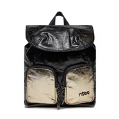 Plecaki - Plecak Nobo NBAG-L3250-CM20 Czarny Ze Złotym - miniaturka - grafika 1