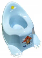 Nocniki - TEGA BABY Nocnik antypoślizgowy MIŚ LOTNIK jasny niebieski - miniaturka - grafika 1
