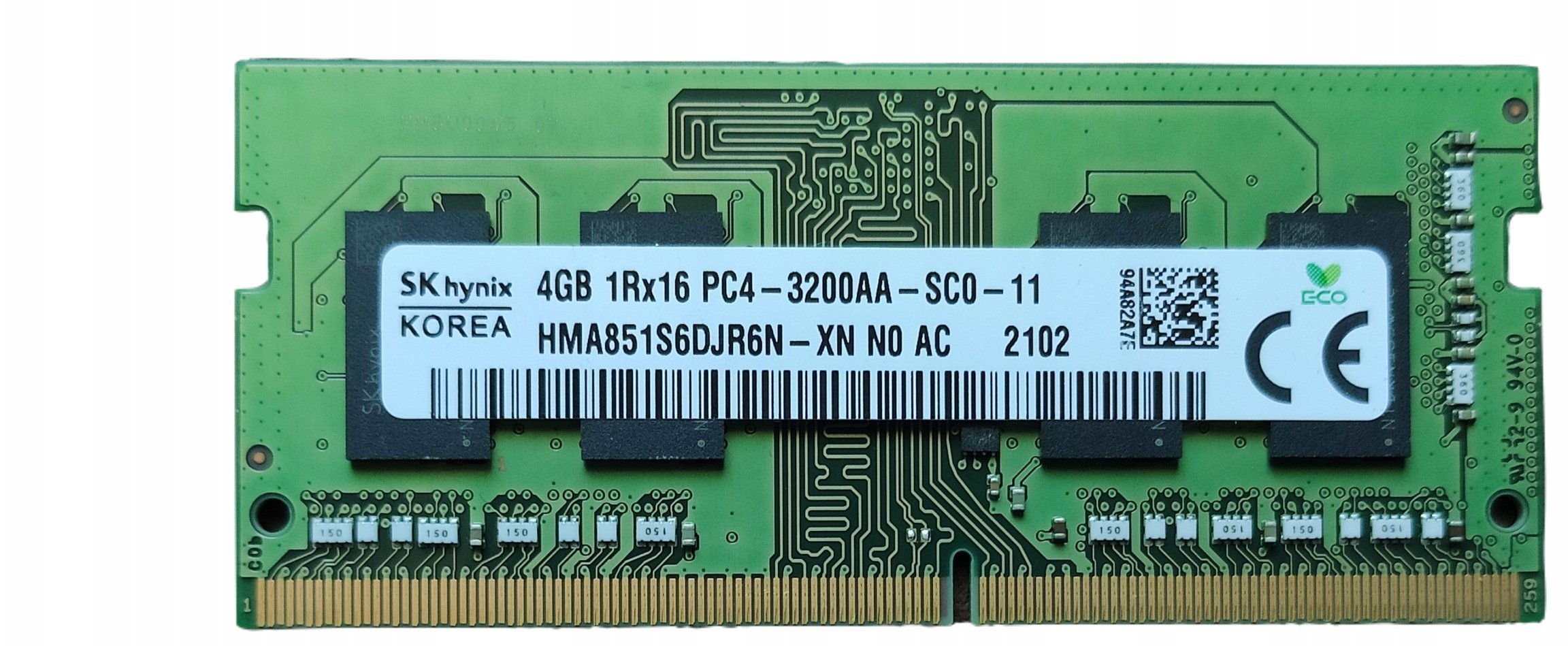 Pamięć Hynix Pamięć RAM DDR4 SK HMA851S6DJR6N-XN 4 GB