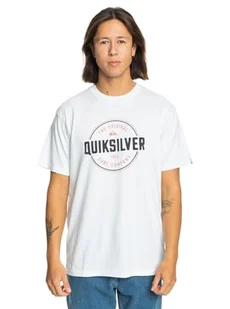 Quiksilver Koszulka Męska Biały S - Koszulki męskie - miniaturka - grafika 1