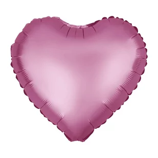 Balon foliowy serce ciemno różowe, matowe 46cm - Balony i akcesoria - miniaturka - grafika 1