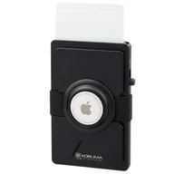 Pozostałe akcesoria do telefonów - Aluminiowe etui z wysuwanymi kartami i miejscem na AirTag od Apple czarny Uniwersalny - miniaturka - grafika 1