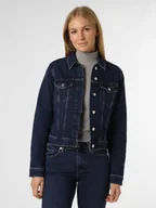 Kurtki damskie - Tommy Hilfiger Damska kurtka jeansowa Kobiety Bawełna niebieski jednolity, 36 - miniaturka - grafika 1