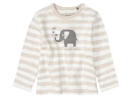 Bluzki dla niemowląt - bellybutton Bluzka niemowlęca z biobawełny z długimi rękawami (68, Beżowy) - miniaturka - grafika 1