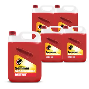 NIEMIECKI LETNI PŁYN DO SPRYSKIWACZY MAGIC RED 20 L (4x 5L) - Płyny do spryskiwaczy - miniaturka - grafika 1