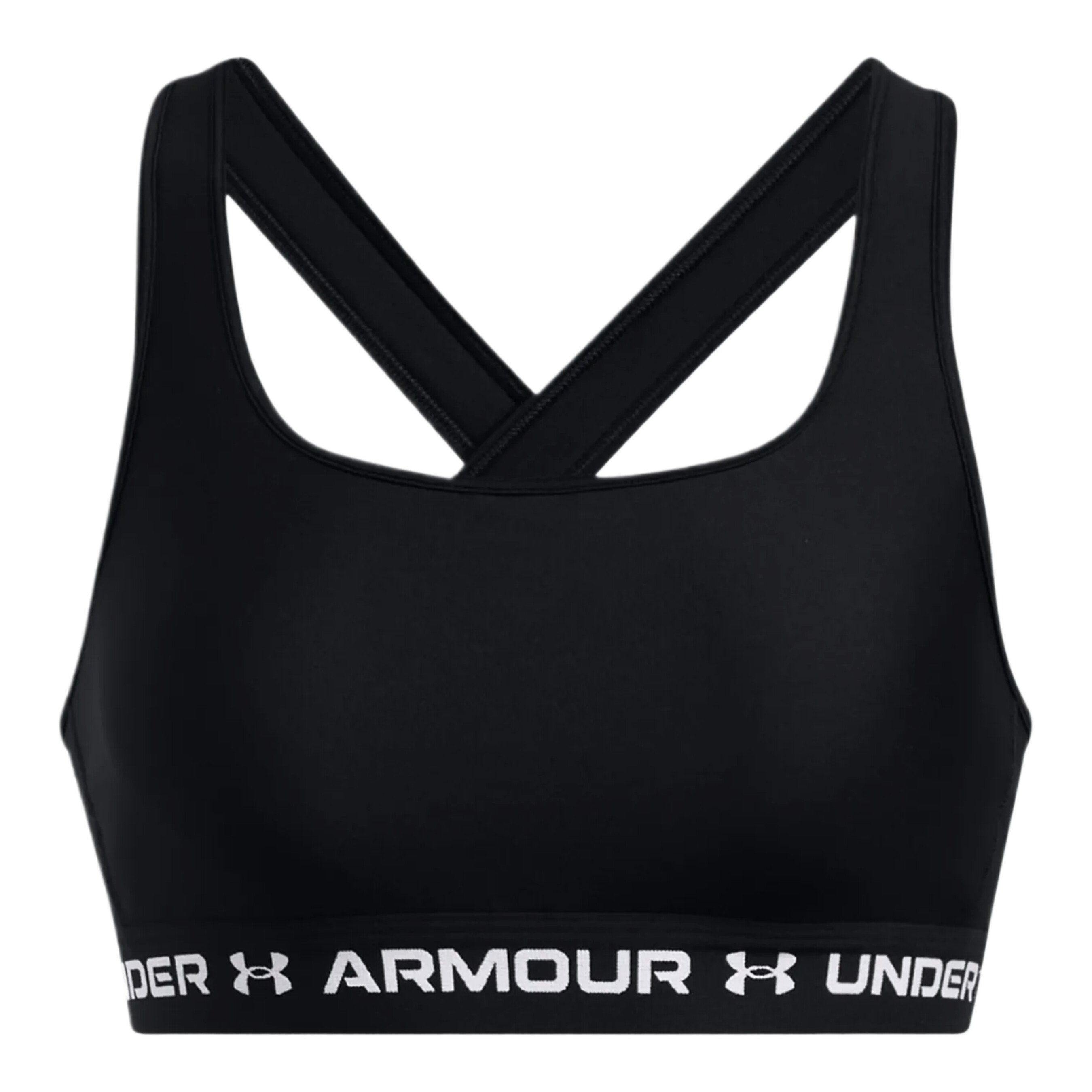 Biustonosz damski Under Armour Crossback Mid Bra Black S