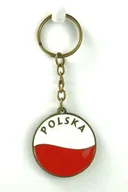 Breloczki dla dzieci - Brelok metalowy dwustronny Orzeł - Flaga ABINO - miniaturka - grafika 1