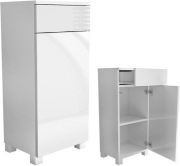 szafka komoda 40 do łazienki biały połysk 40 40cm z szufladą