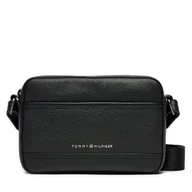 Torby męskie - Saszetka Tommy Hilfiger Th Premium Leather AM0AM13148 Czarny - miniaturka - grafika 1