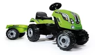 Jeździki dla dzieci - Smoby Traktor na pedały XL zielony - miniaturka - grafika 1