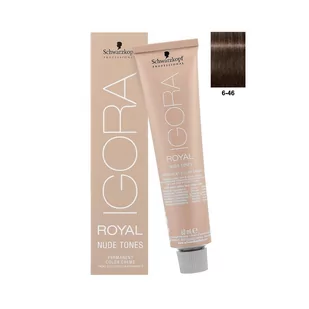 Schwarzkopf Professional Professional, Igora Royal Nude Tones, farba do włosów 6-46, 60 ml - Farby do włosów i szampony koloryzujące - miniaturka - grafika 1