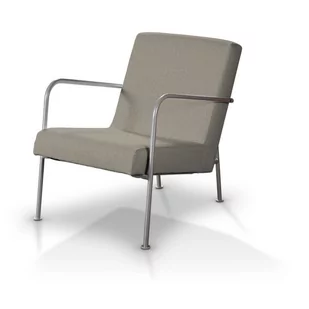 Dekoria pl pl Pokrowiec na fotel Ikea PS szaro-beżowy szenil fotel Ikea PS City 671-704-80 - Pokrowce na meble - miniaturka - grafika 1