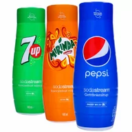 Syropy i koncentraty owocowe - 3X Syrop Koncentrat Sodastream 7UP Mirinda Pepsi - miniaturka - grafika 1