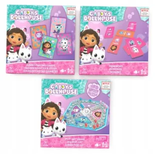 Gra 3w1 Koci Domek Gabi - Spin Master - Gry planszowe - miniaturka - grafika 1