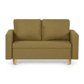 Sofy i kanapy - Sofa kanapa 2 os z funkcją spania KEN żółta - miniaturka - grafika 1