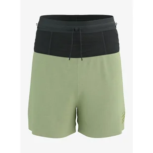 Spodenki do biegania męskie Compressport Trail Racing Overshort - Spodnie sportowe męskie - miniaturka - grafika 1