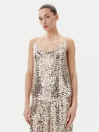 Koszulki i topy damskie - Bruuns Bazaar Top Meria BBW4389 Srebrny Loose Fit - miniaturka - grafika 1