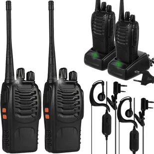 Zestaw 2 x Walkie Talkie Krótkofalówki Duży Zasięg ISO TRADE - Akcesoria do krótkofalówek - miniaturka - grafika 1