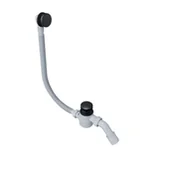 Syfony - Excellent MOLI Syfon wannowy z przelewem Czarny mat  ARIN.3210BL - miniaturka - grafika 1