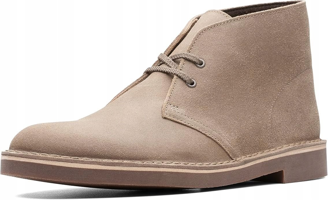 CLARKS TRZEWIKI MĘSKIE BEŻOWE SKÓRZANE SZNUROWANE 42,5 1JRC
