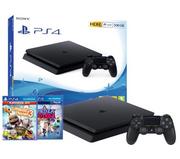 Konsole Playstation - Sony PlayStation 4 Slim - 500GB + PlayLink Wiedza To Potęga + Little Big Planet 3 - miniaturka - grafika 1